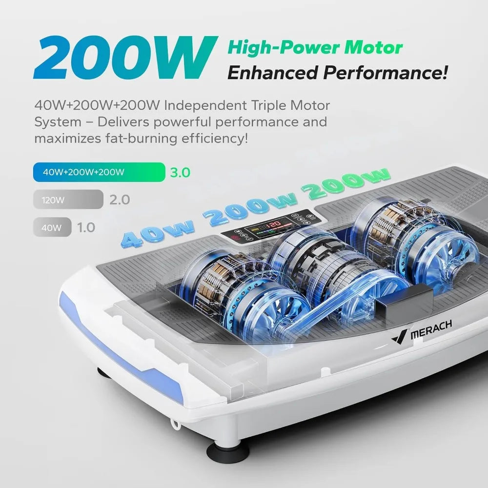 Vibration Plate Exercise Machine 4D 7 In 1 Home Workout