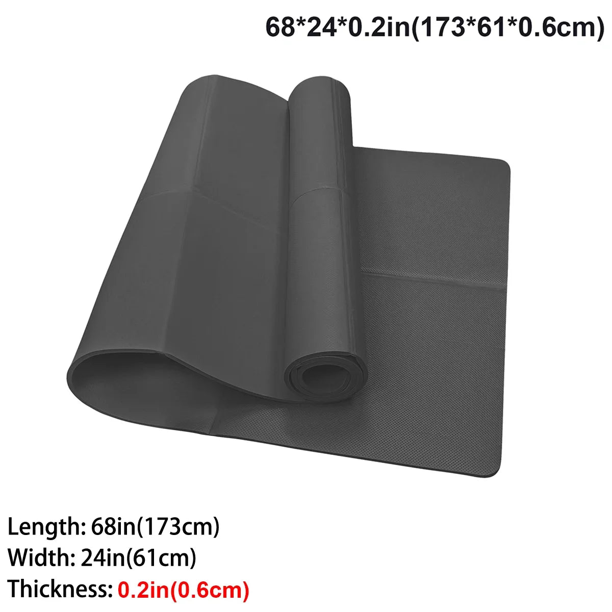 Eco Friendly Foldable Yoga Mat For Travel And Home Workouts