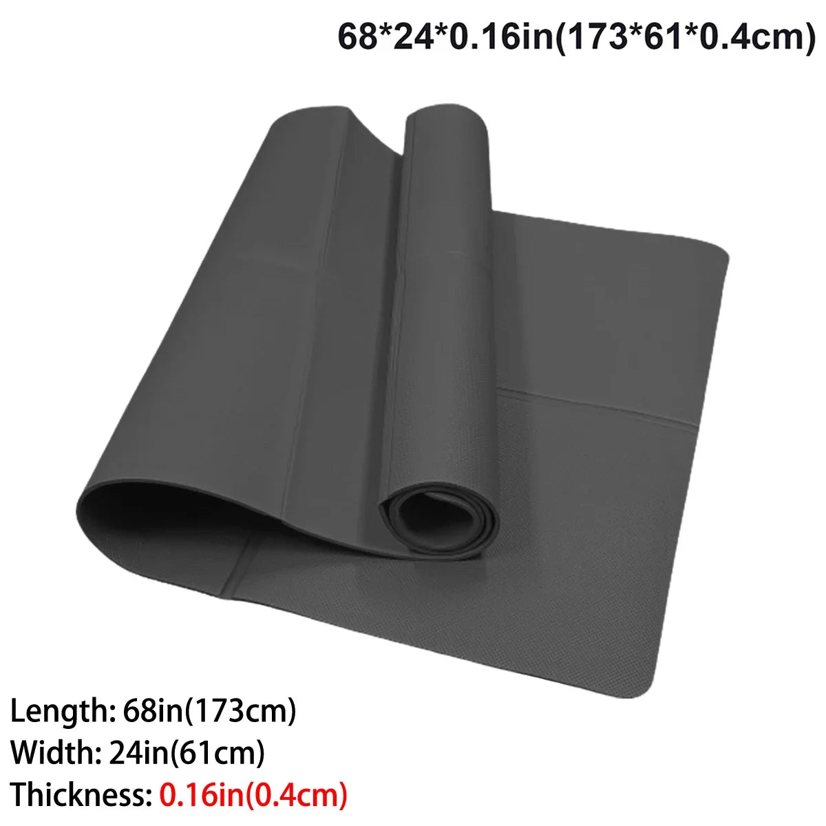Eco Friendly Foldable Yoga Mat For Travel And Home Workouts