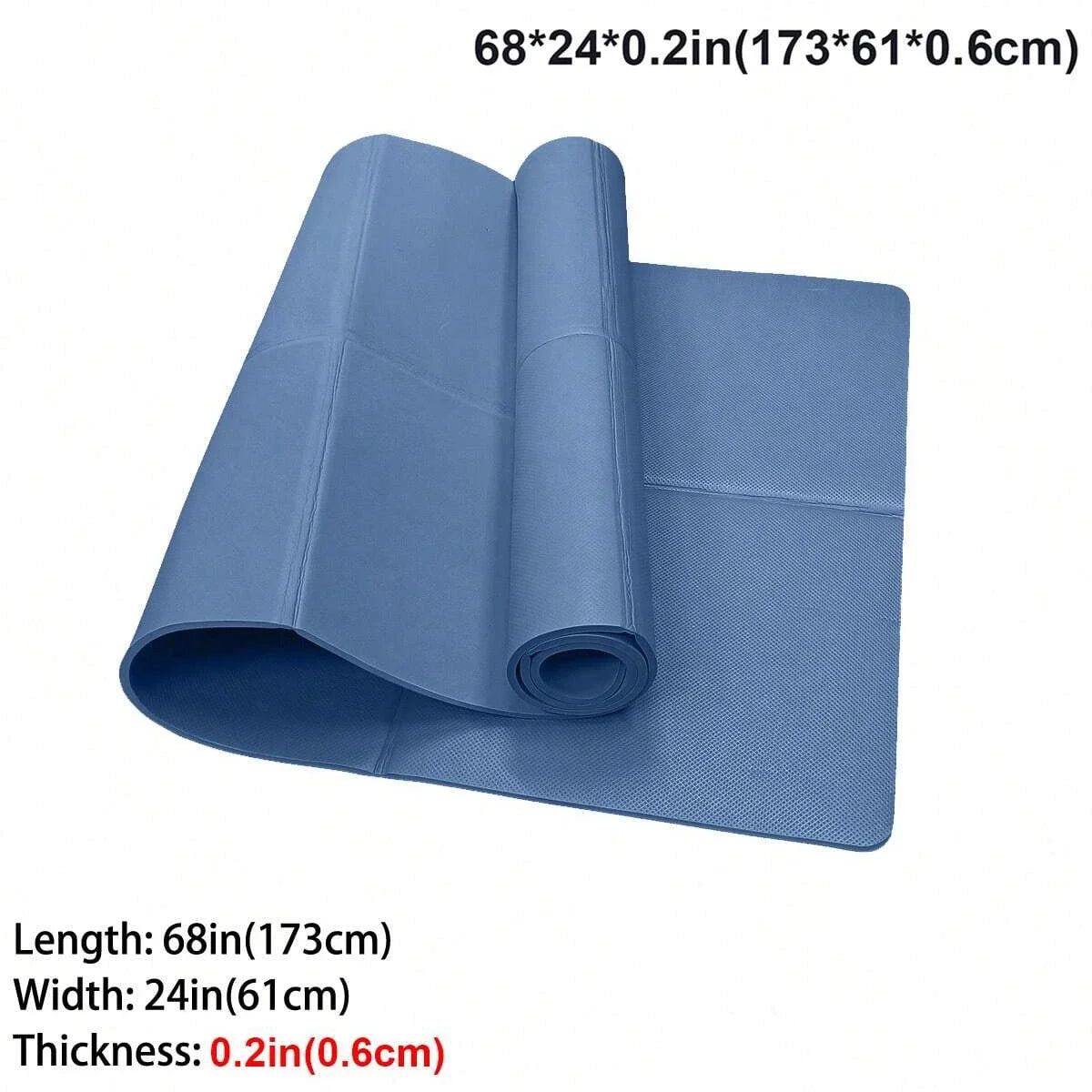 Eco Friendly Foldable Yoga Mat For Travel And Home Workouts