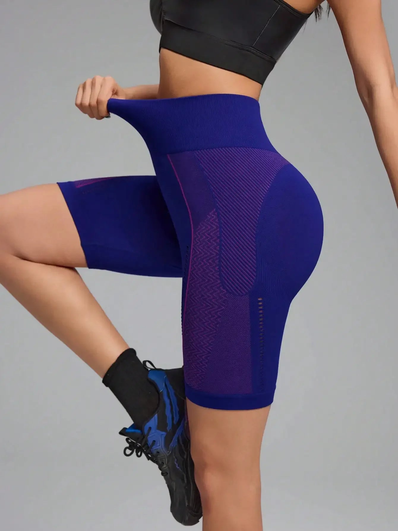 Seamless High Waist Workout Shorts For Women Squat Proof Buttery Soft HIIT