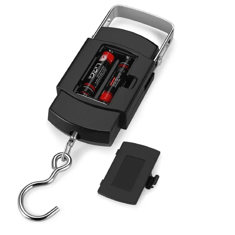 Portable Digital Hanging Luggage Scale, Multi-Unit Backlight LCD Hanging Scale Tare Function for Luggage Fishing Package Weighing
