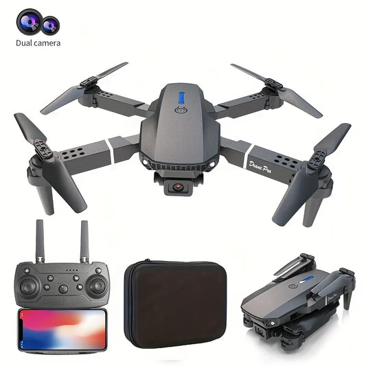 4K Pro Drone With Wide Angle Dual HD Camera Foldable