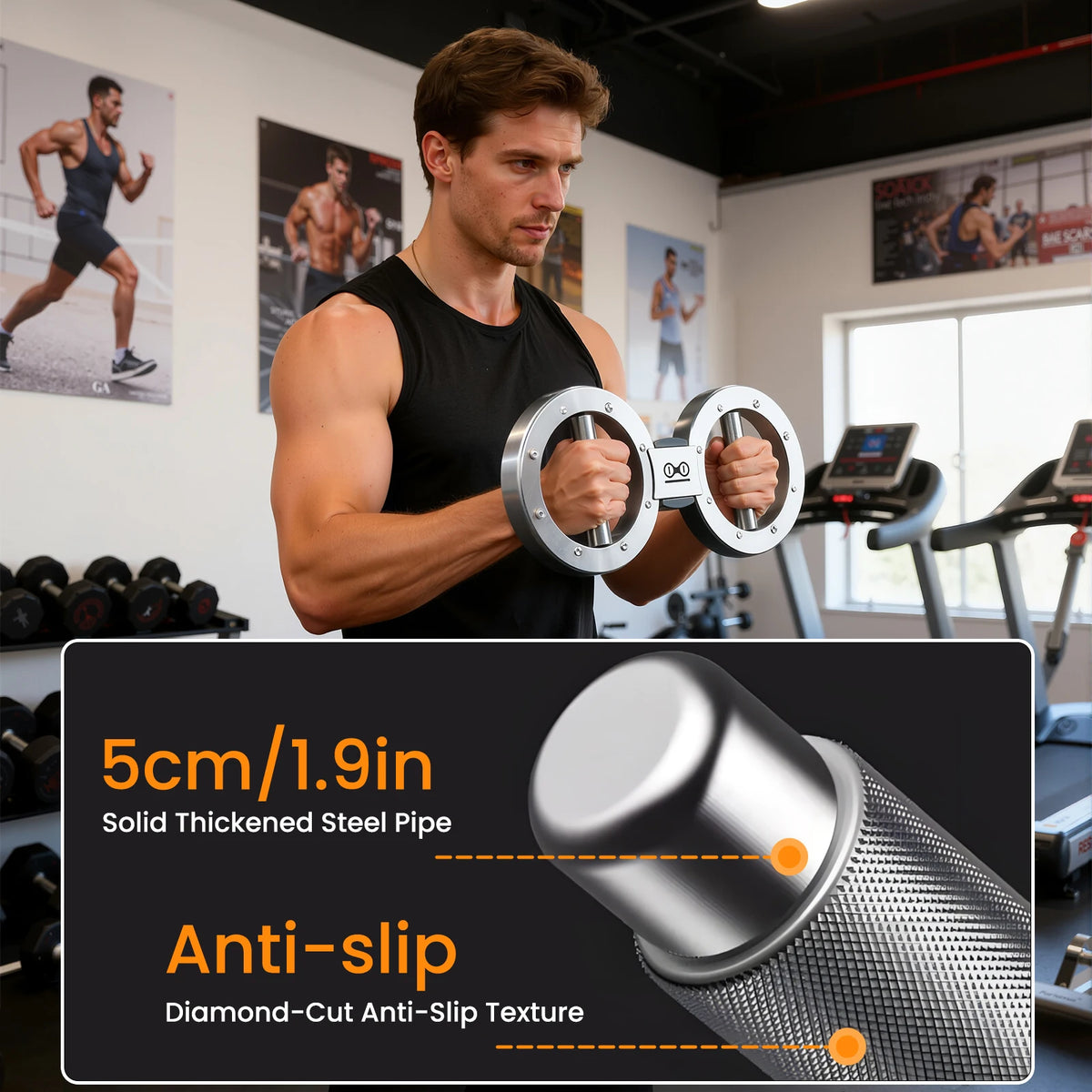 Adjustable Forearm Grip Strength Trainer Wrist Exerciser